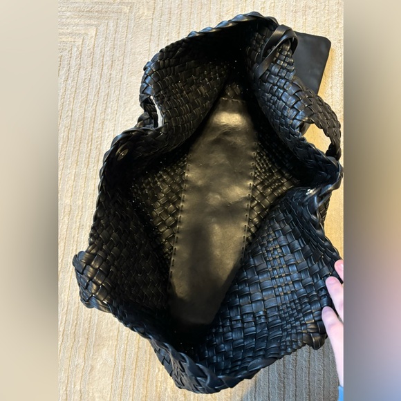 FALOR - Woven Italian Leather Tote - Picture 9 of 11